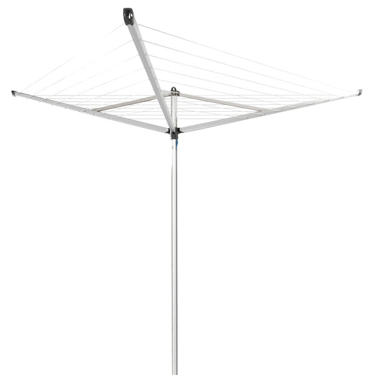 Rotary Essential 3 Arms with Plastic Ground Tube Ø 35mm - 30m - Metallic Grey