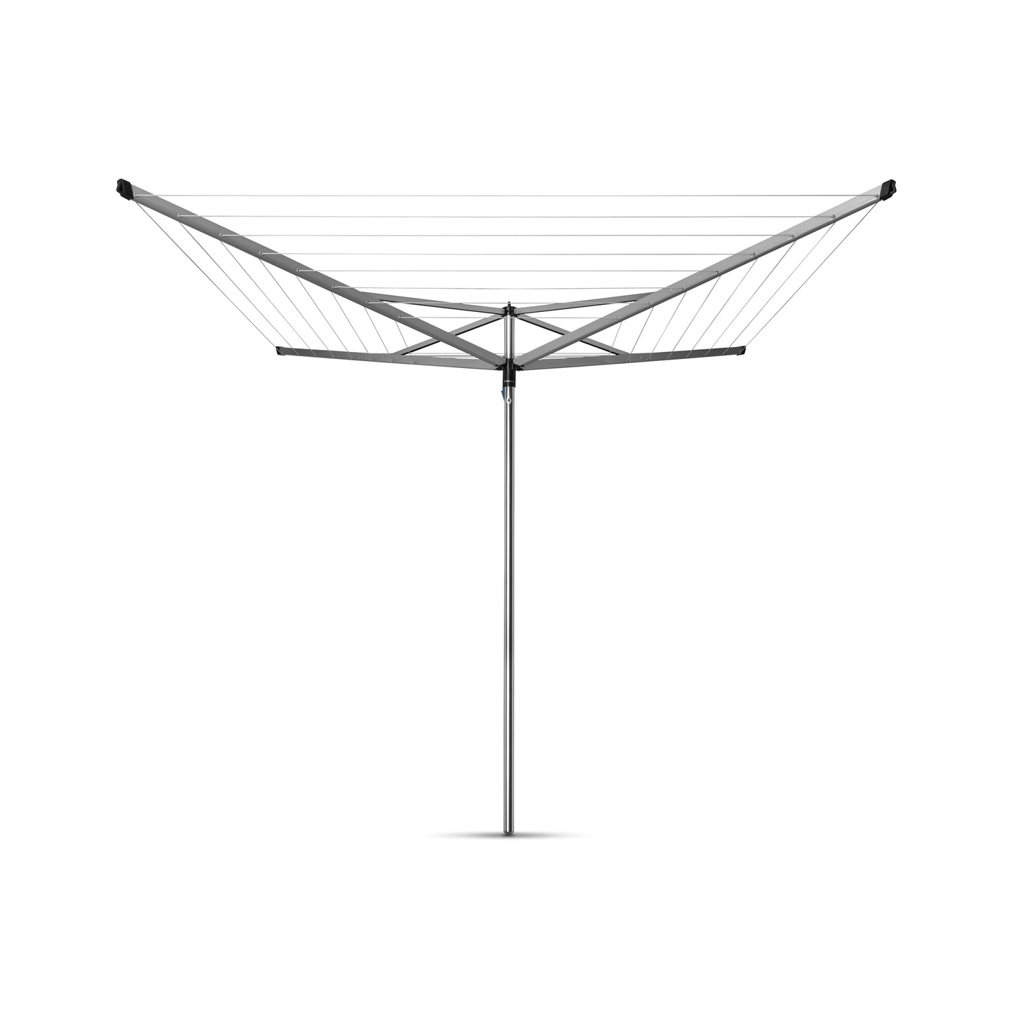 Rotary Essential 4 Arms with Plastic Ground Tube Ø 35mm - 50m - Metallic Grey