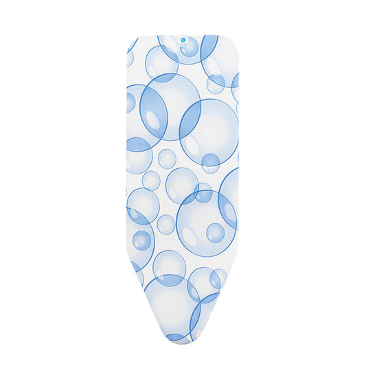Ironing Board Cover [Size C - 124x45cm] Complete Set - Cotton with 8mm Foam - PerfectFlow