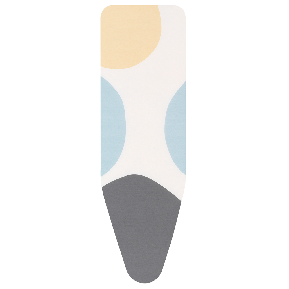 Ironing Board Cover [Size C - 124x45cm] Complete Set - Cotton with 8mm Foam - PerfectFlow