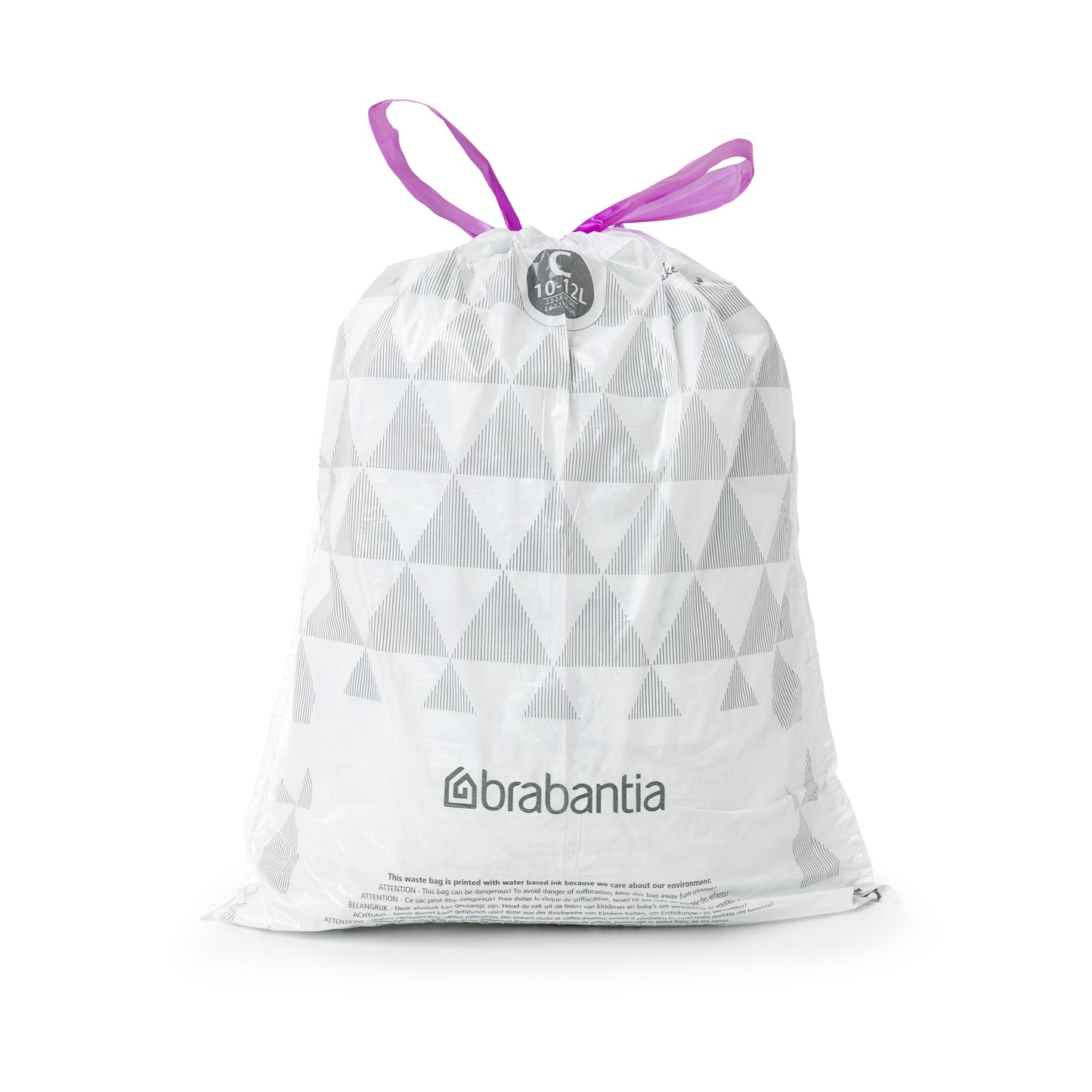 PerfectFit Bags [Code C] Bin Liners - 10 Bags per Roll - 10-12L - White