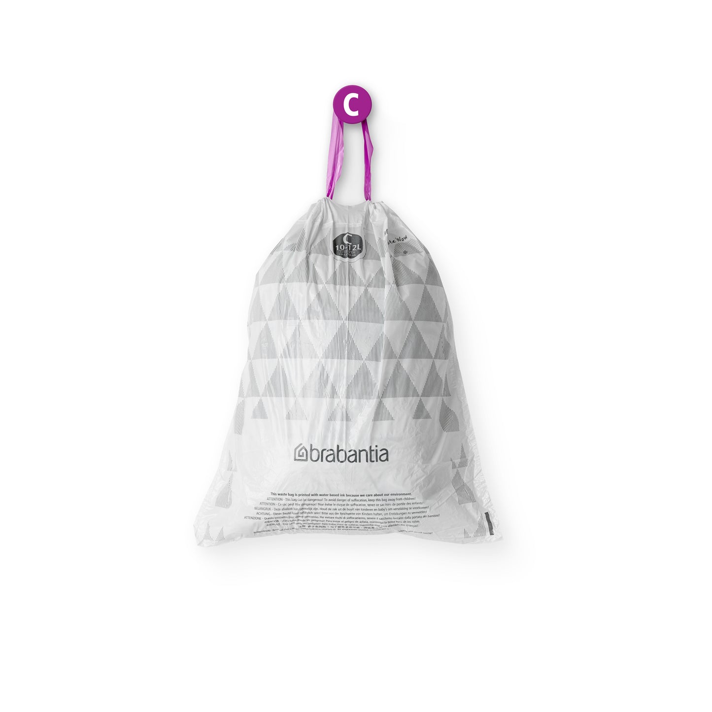 PerfectFit Bags [Code C] Bin Liners - 10 Bags per Roll - 10-12L - White