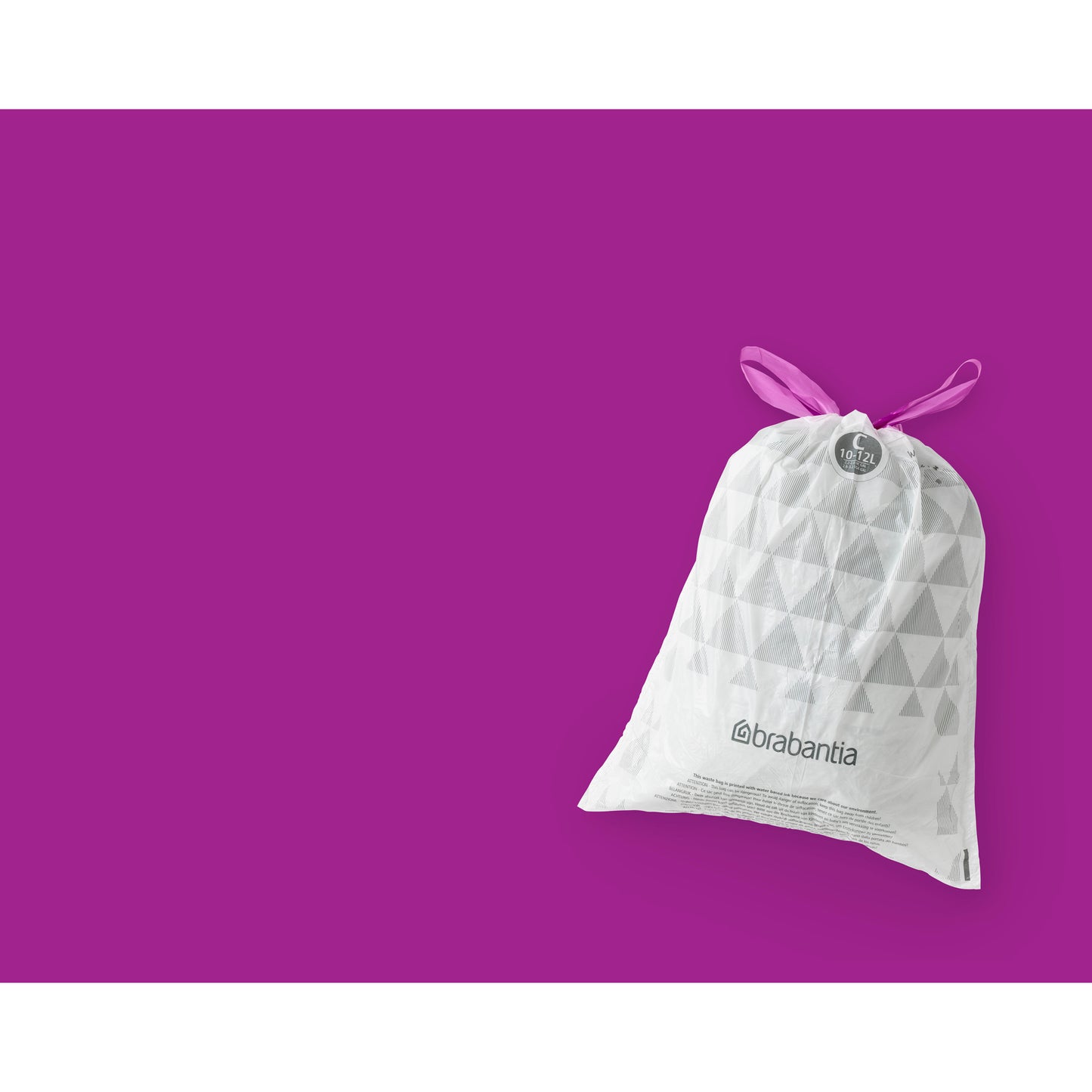 PerfectFit Bags [Code C] Bin Liners - 10 Bags per Roll - 10-12L - White