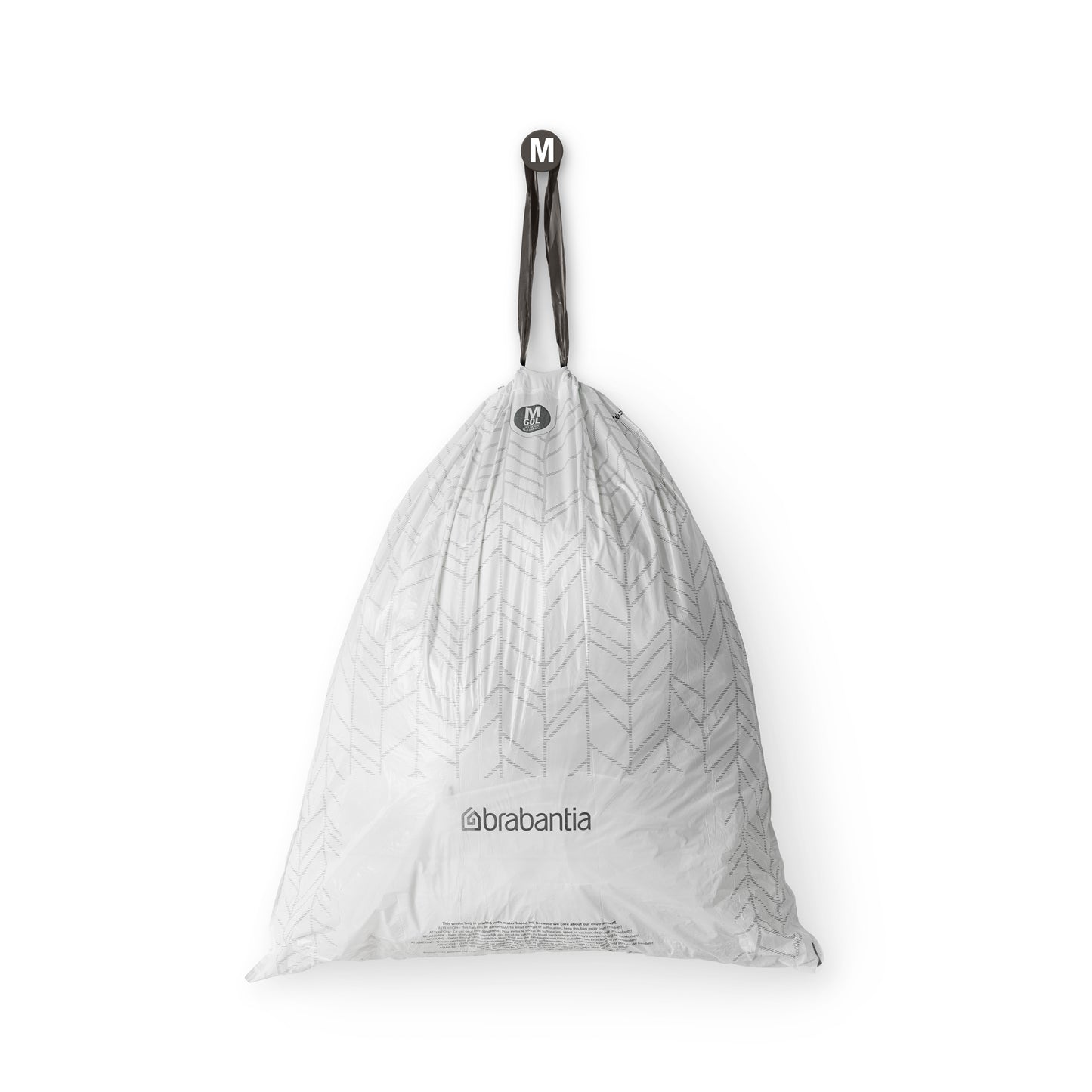 PerfectFit Bags [Code M] Bin Liners - 10 Bags per Roll - 60L - White