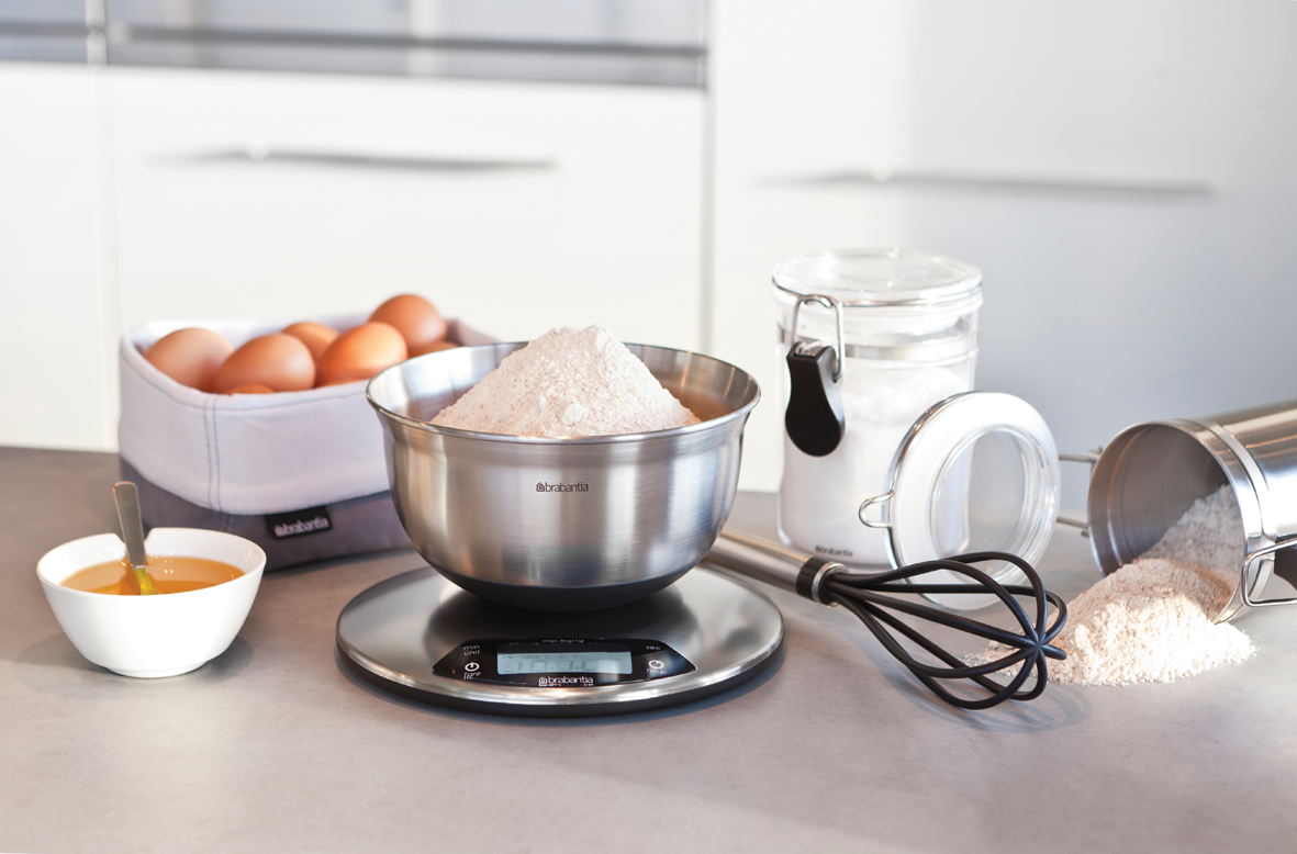 Profile Digital Kitchen Scales with Timer - Matt Steel