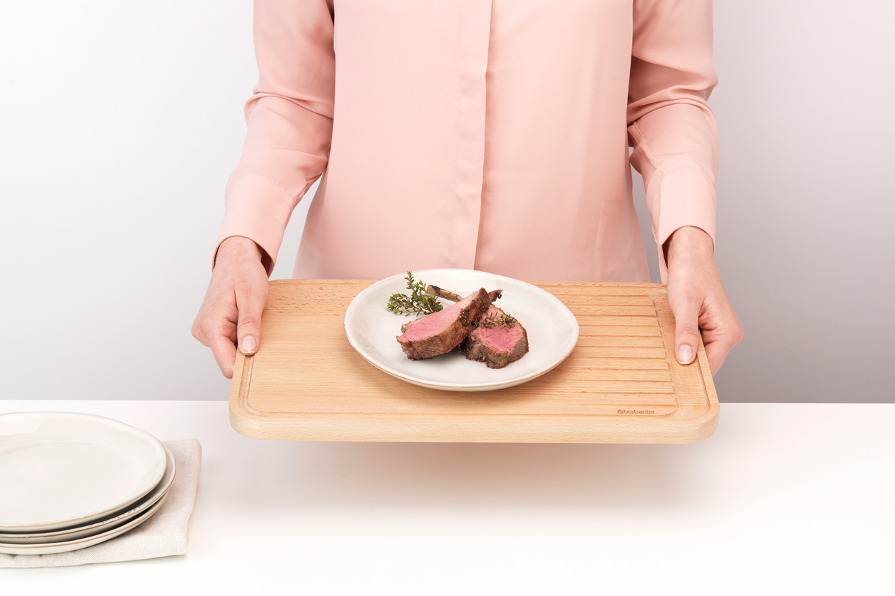 Profile Slice&Dice Wooden Chopping Board for Meat - Large