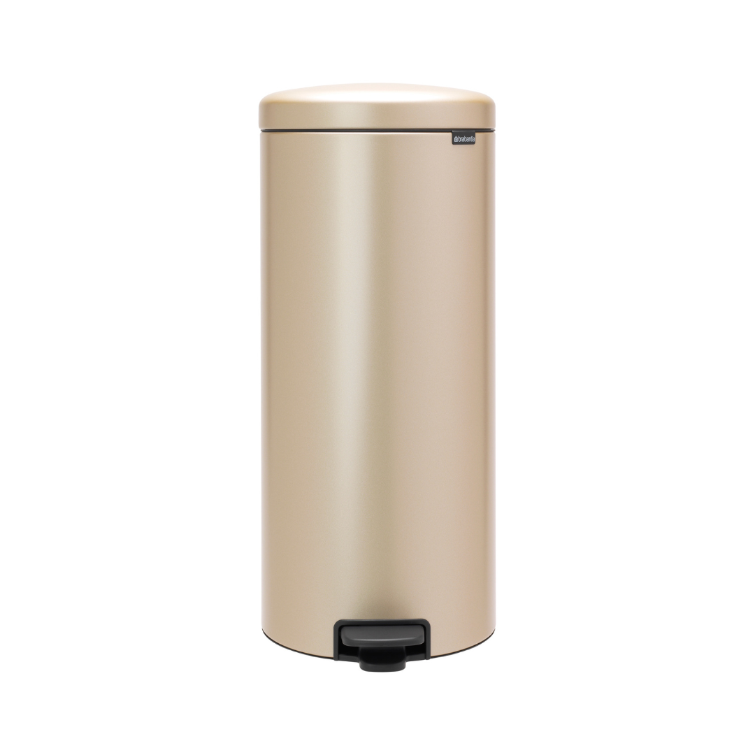 NewIcon Pedal Bin with Plastic Inner Bucket - 30L
