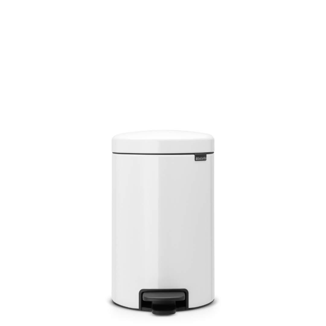 NewIcon Pedal Bin with Metal Inner Bucket - 12L
