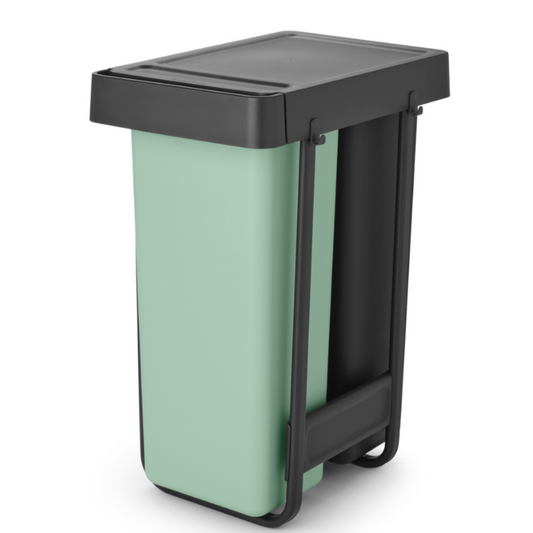 Sort&Go Built-in Bin - 2x30L - Dark Grey & Jade Green