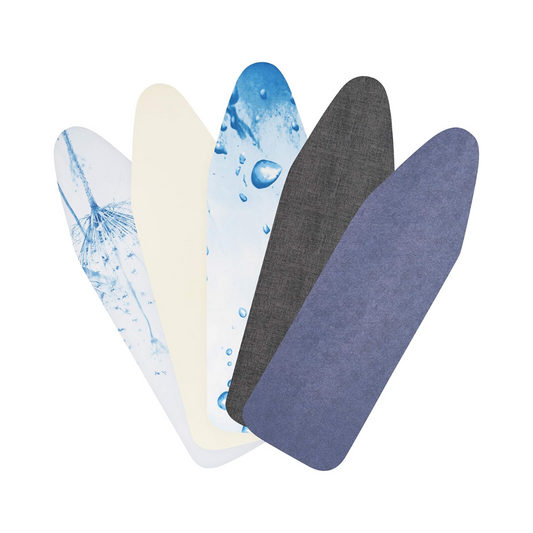 Ironing Board Cover [Size B - 124X38cm] 2mm Foam - Mixed Pack - Neutral