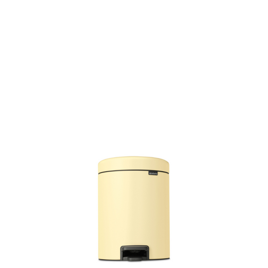 NewIcon Pedal Bin with Plastic Inner Bucket - 5L