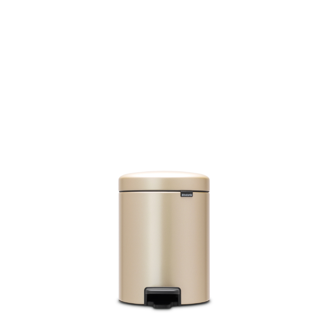 NewIcon Pedal Bin with Plastic Inner Bucket - 5L