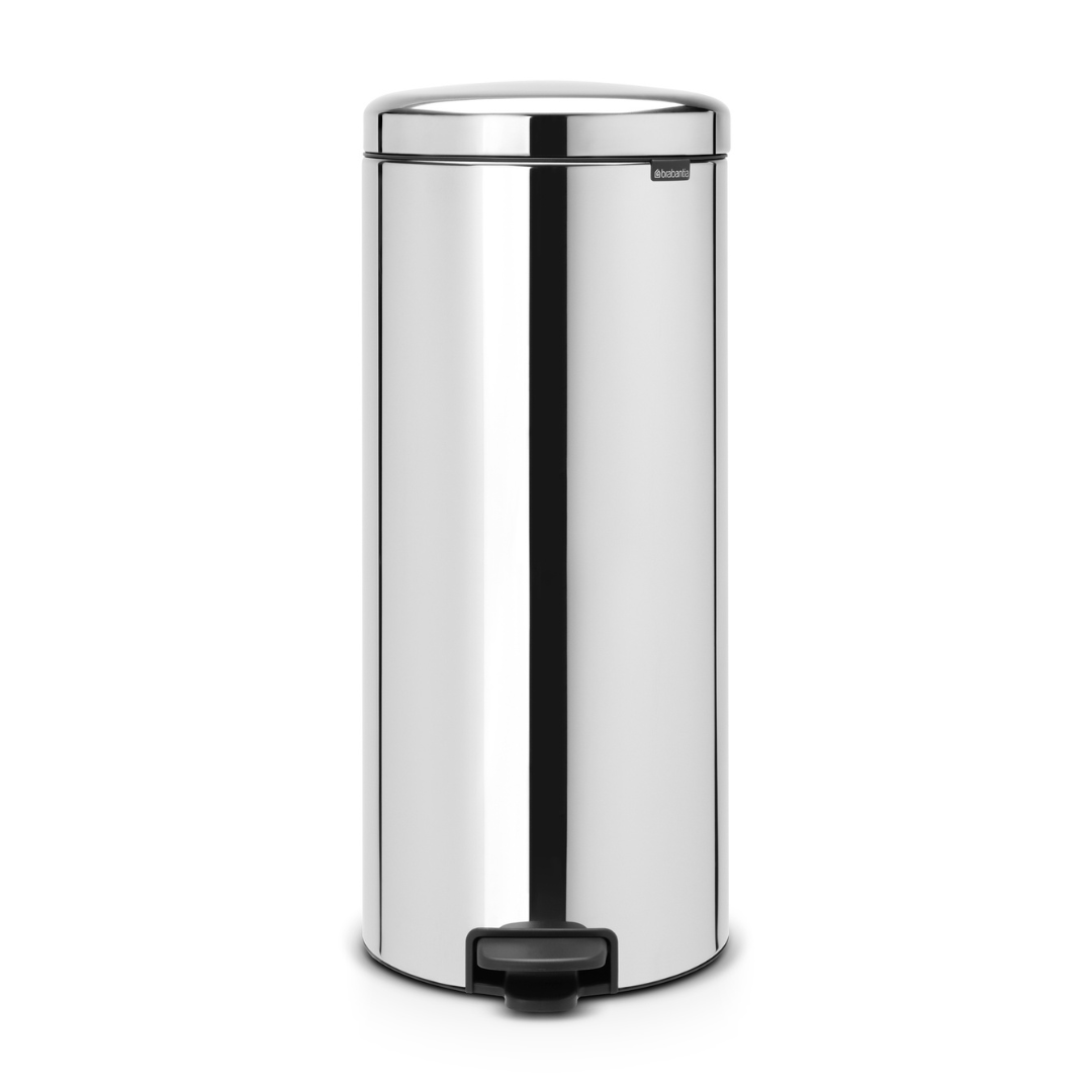 NewIcon Pedal Bin with Plastic Inner Bucket - 30L