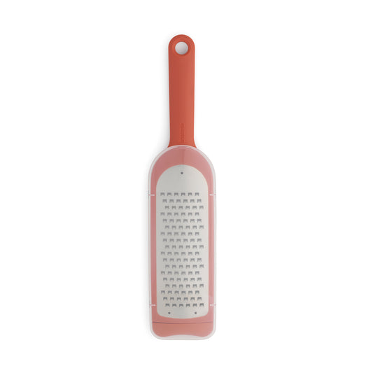 Tasty+ Slice&Dice Coarse Grater with Cover - Terracotta Pink
