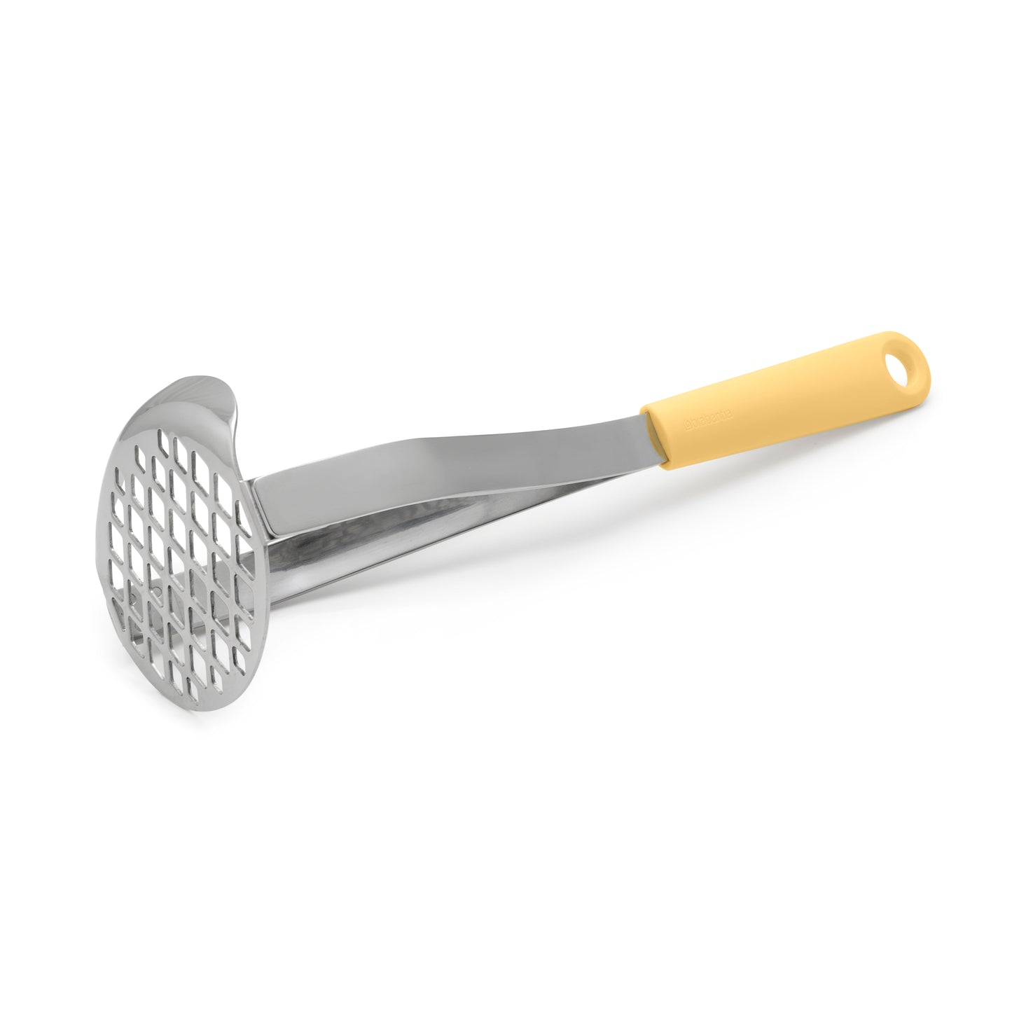 Tasty+ Cook&Serve Potato Masher plus Scoop [Stainless Steel] - Vanilla Yellow