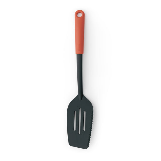 Tasty+ Cook&Serve Spatula plus Cutting Edge - Terracotta Pink